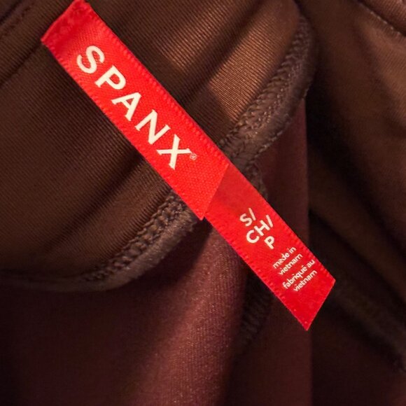 Spanx Womens Burgundy Leggings Size S Pull on Women Legging - Picture 4 of 12